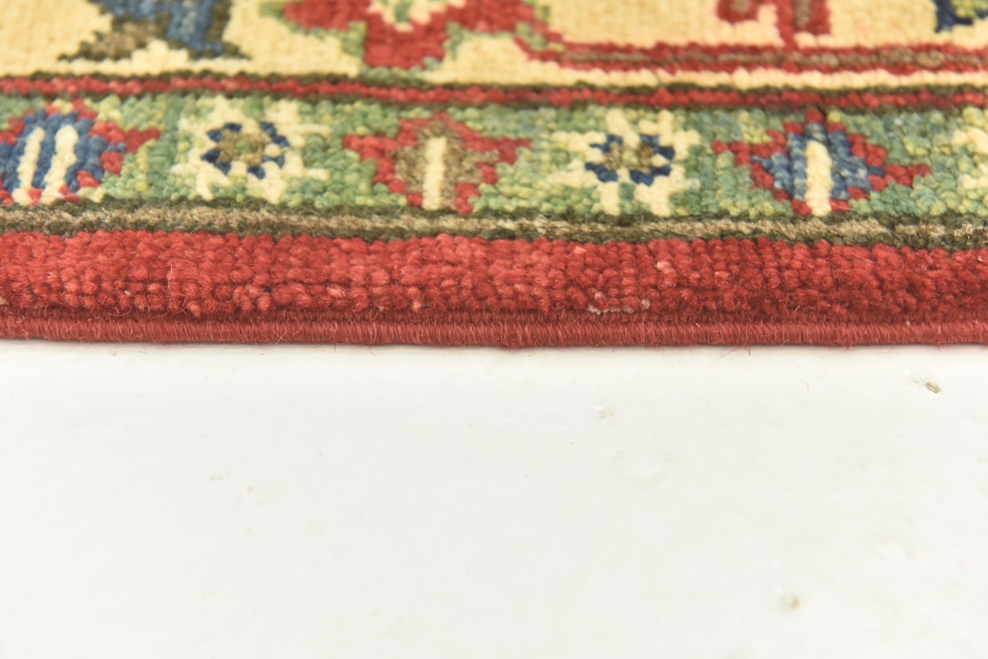 5' x 7' 3 Hand Knotted Kazak Rug