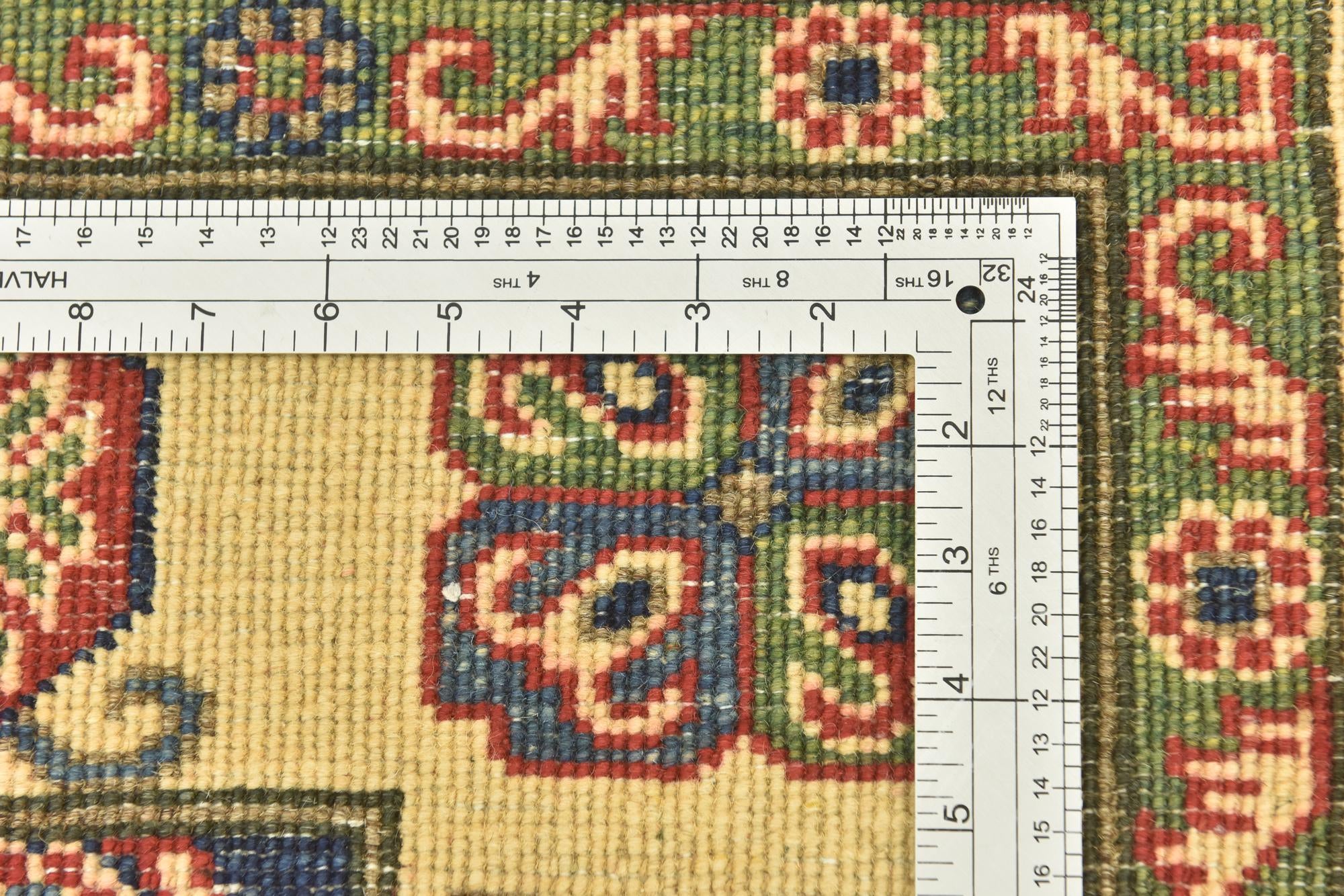 5' x 6' 7 Hand Knotted Kazak Rug