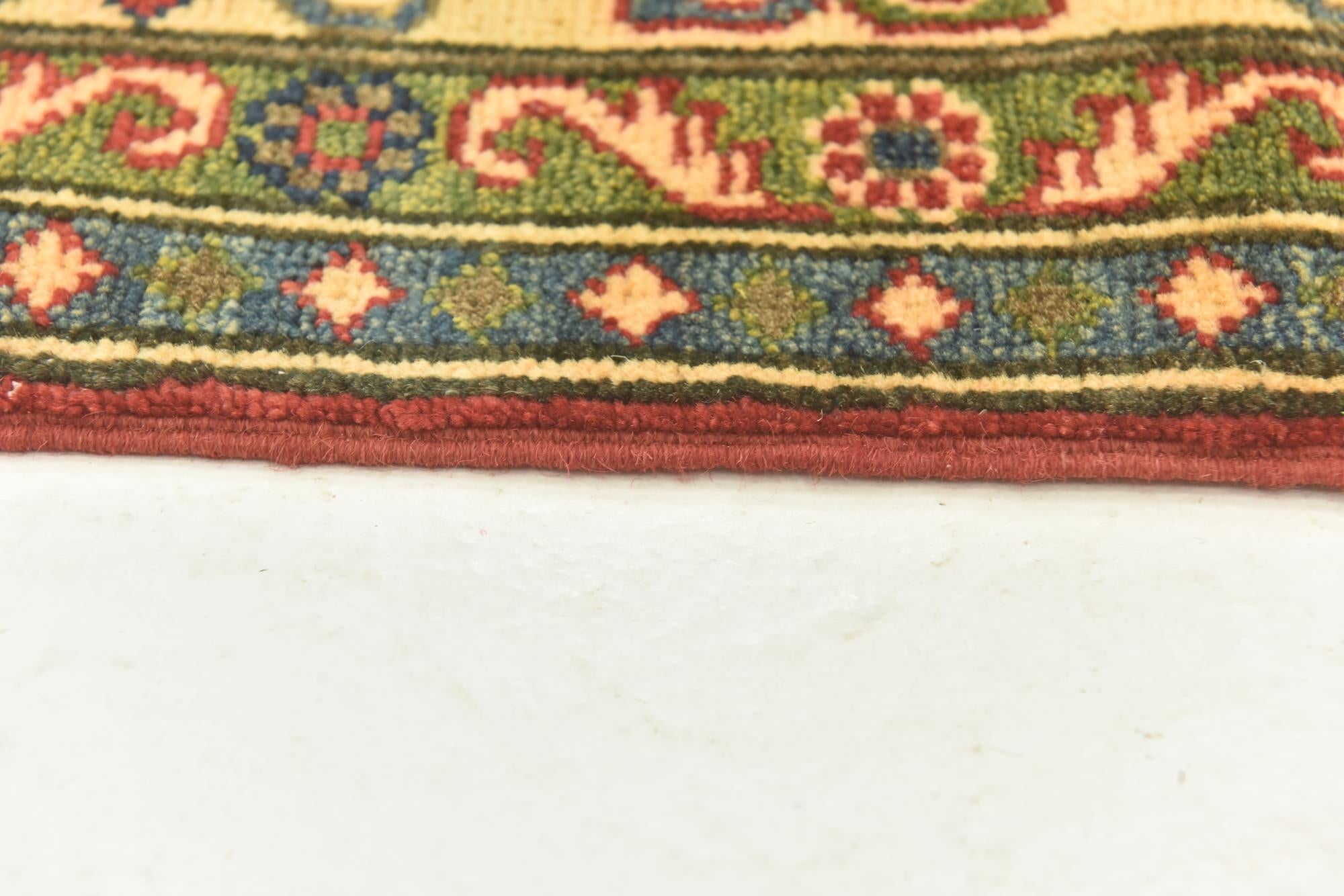 5' x 6' 7 Hand Knotted Kazak Rug