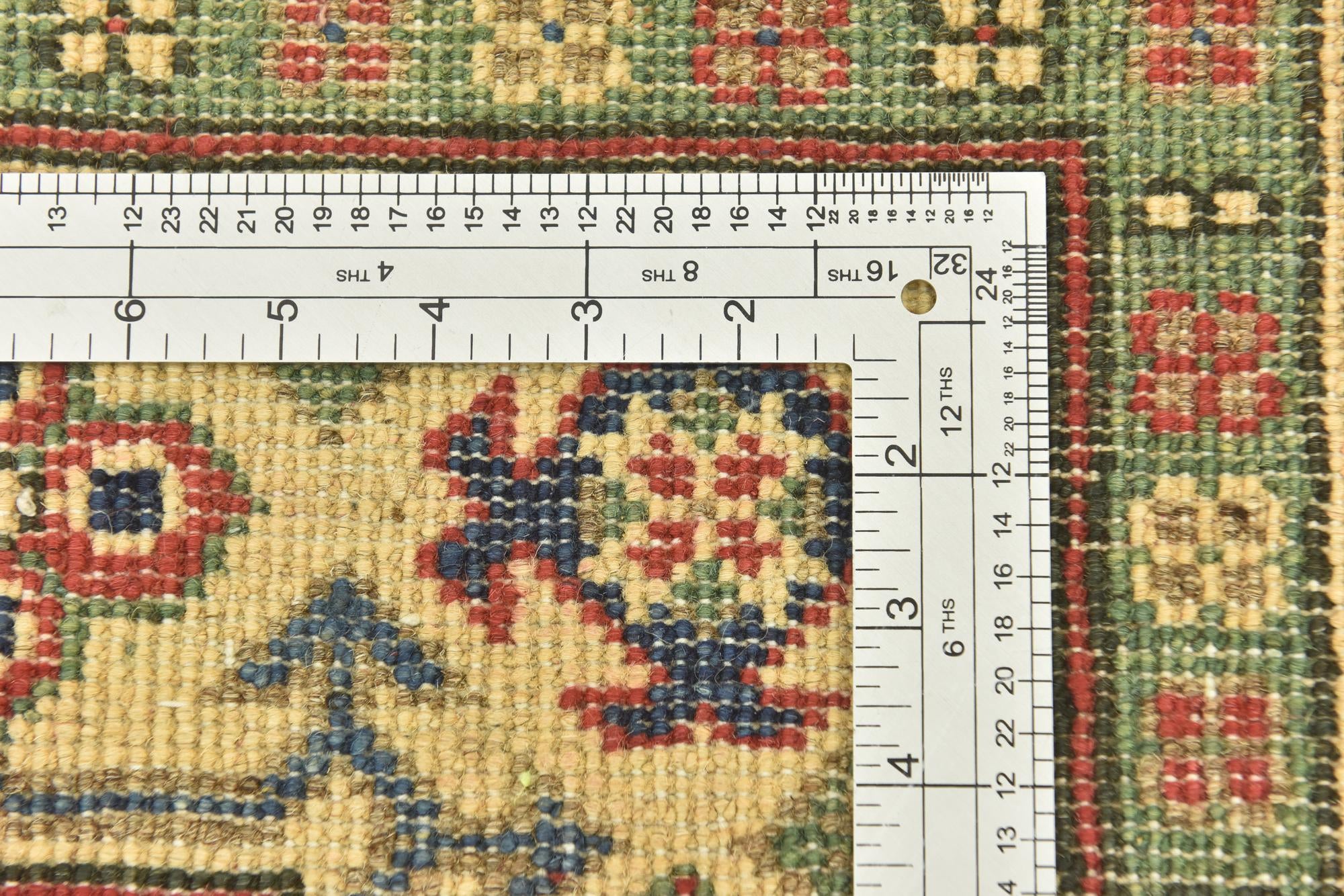4' 1 x 6' Hand Knotted Kazak Rug