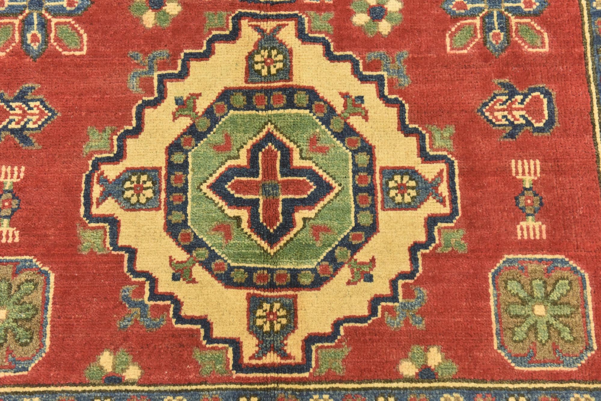4' 1 x 6' Hand Knotted Kazak Rug