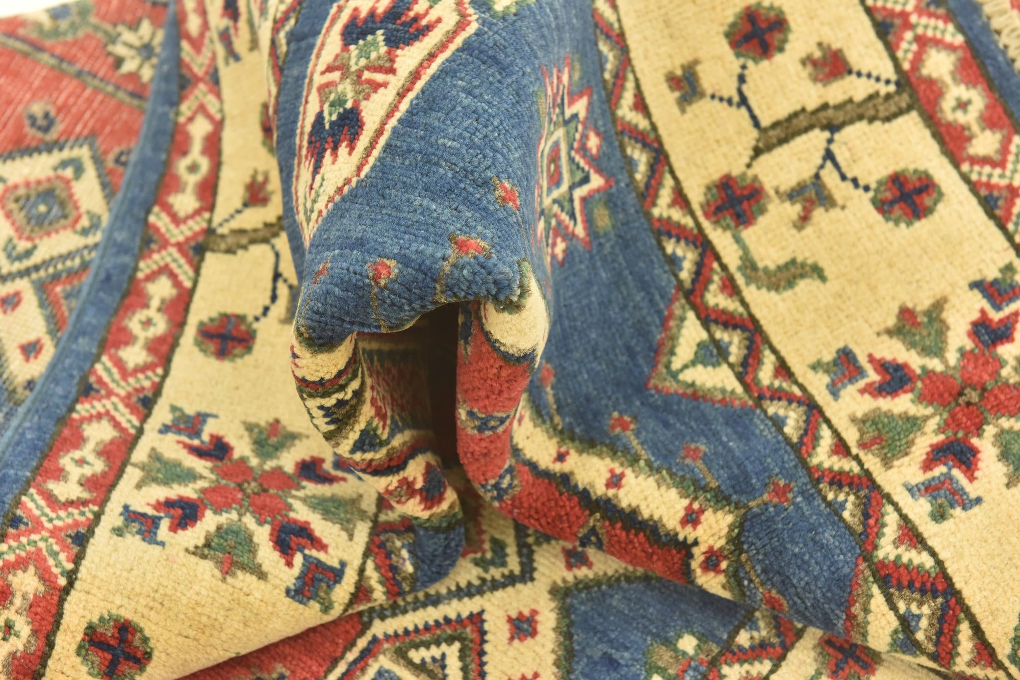 3' 10 x 5' 7 Hand Knotted Kazak Rug