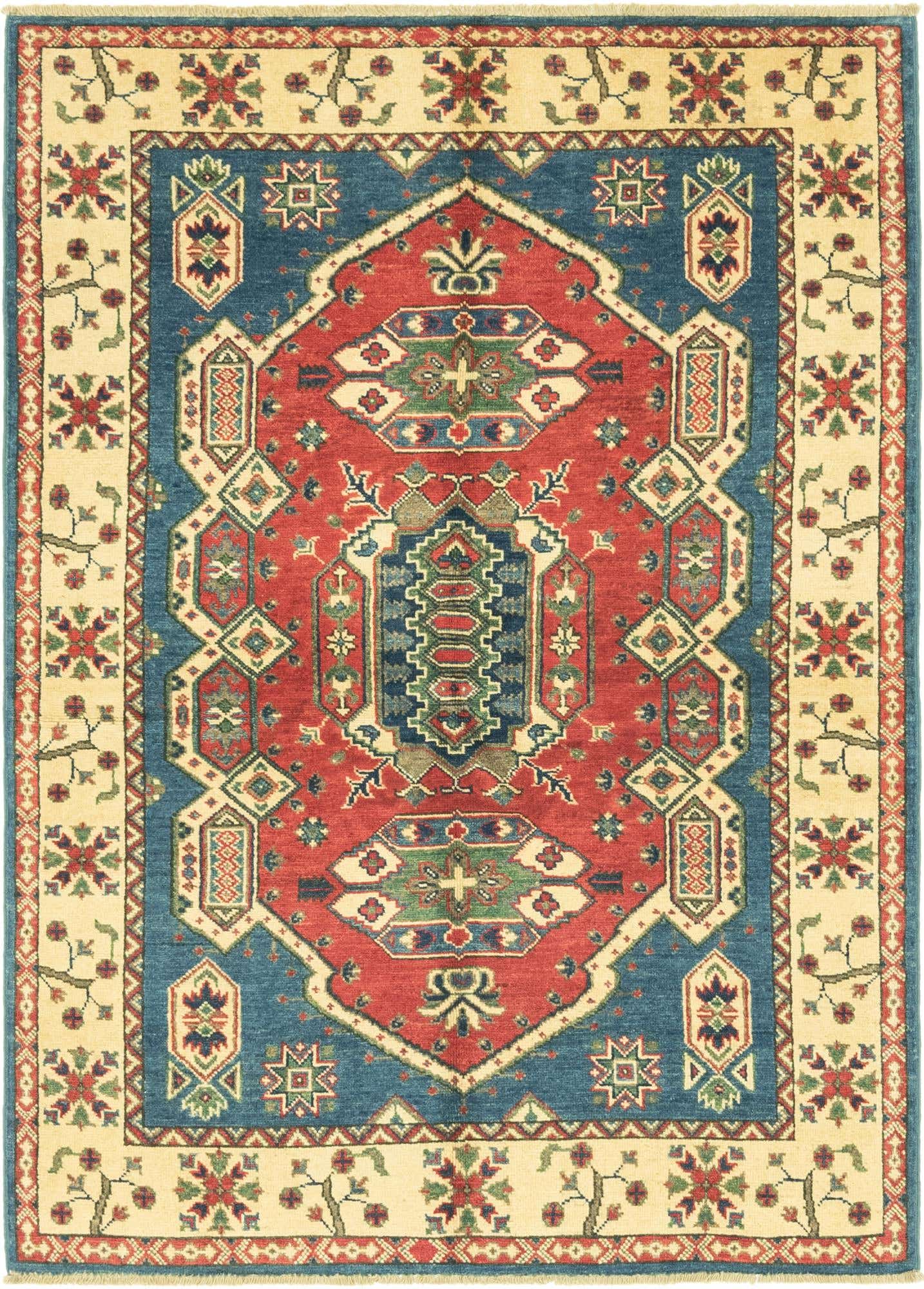 3' 10 x 5' 7 Hand Knotted Kazak Rug