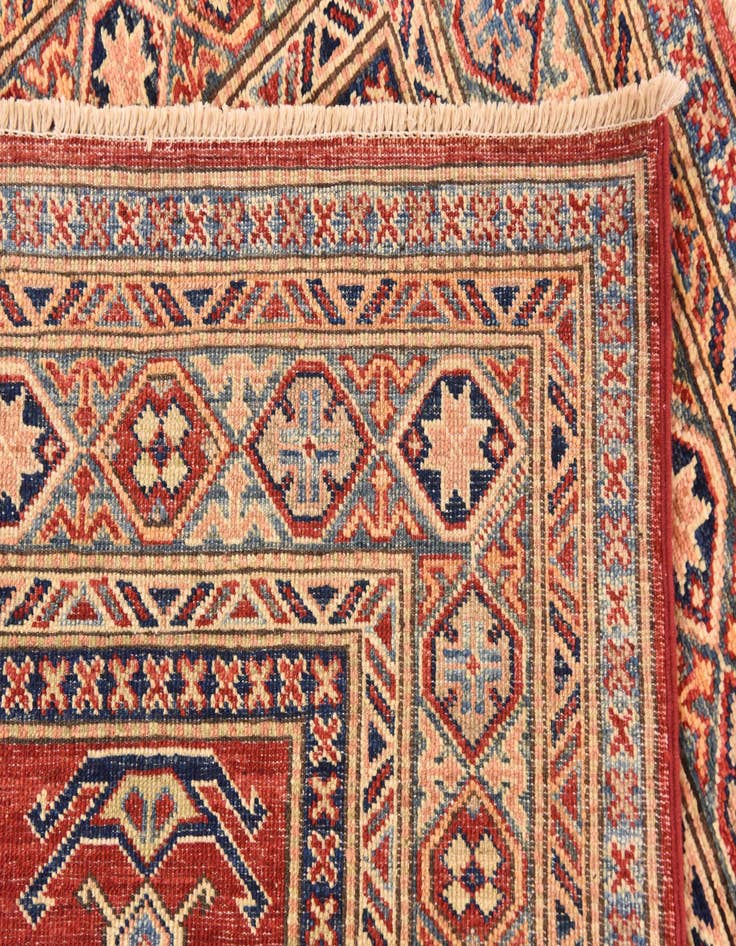 Detail image of 4' 11 x 6' 7  Hand Knotted Kazak Oriental Rug