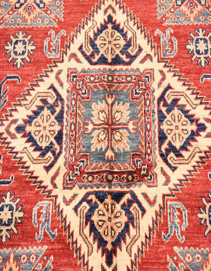 Detail image of 4' 11 x 6' 7  Hand Knotted Kazak Oriental Rug