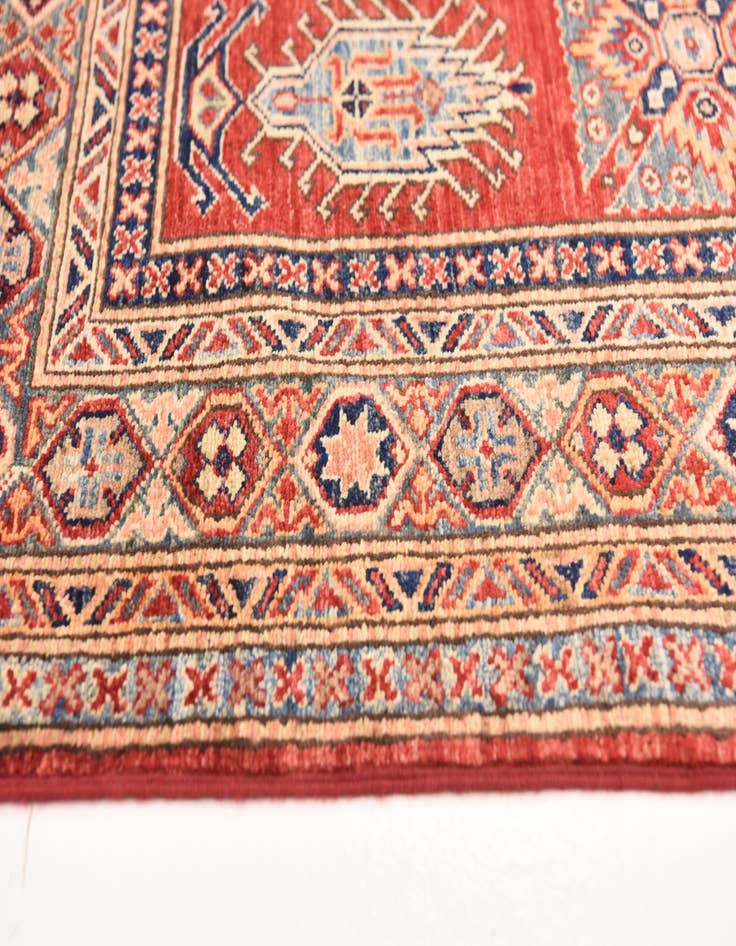 Detail image of 4' 11 x 6' 7  Hand Knotted Kazak Oriental Rug
