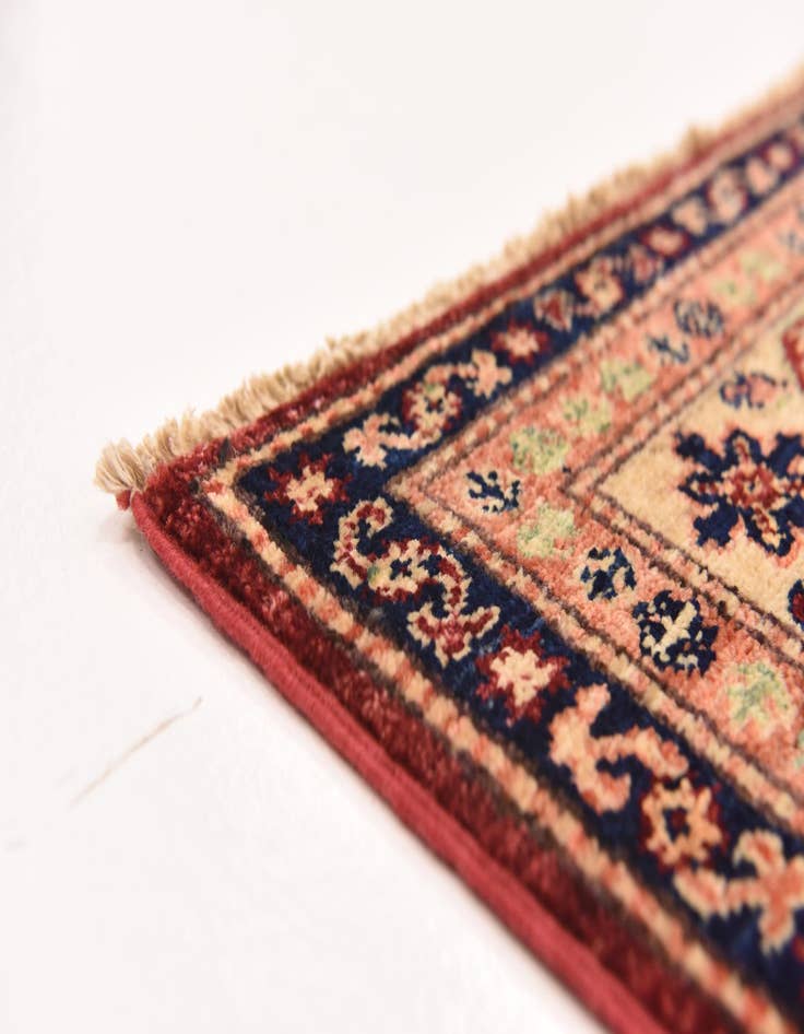 Detail image of 4' 10 x 6' 4 Hand Knotted Kazak Oriental Rug