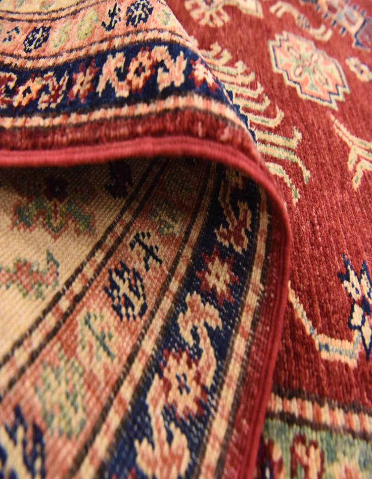 Detail image of 4' 10 x 6' 4 Hand Knotted Kazak Oriental Rug