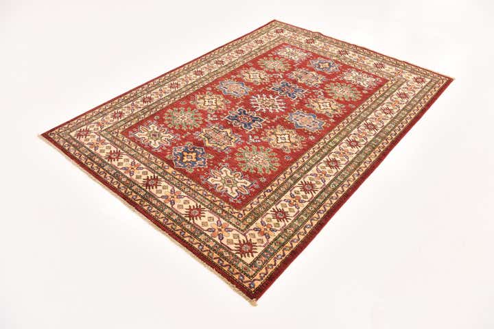 4' 11 x 6' 11 Hand Knotted Kazak Oriental Rug