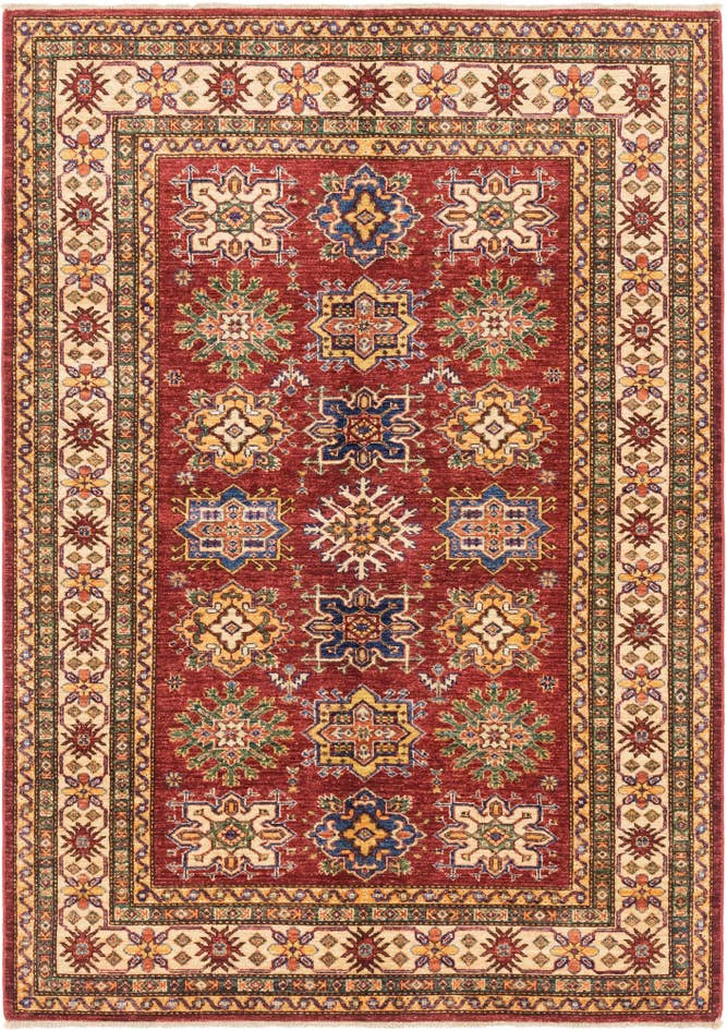 Detail image of 4' 11 x 6' 11 Hand Knotted Kazak Oriental Rug