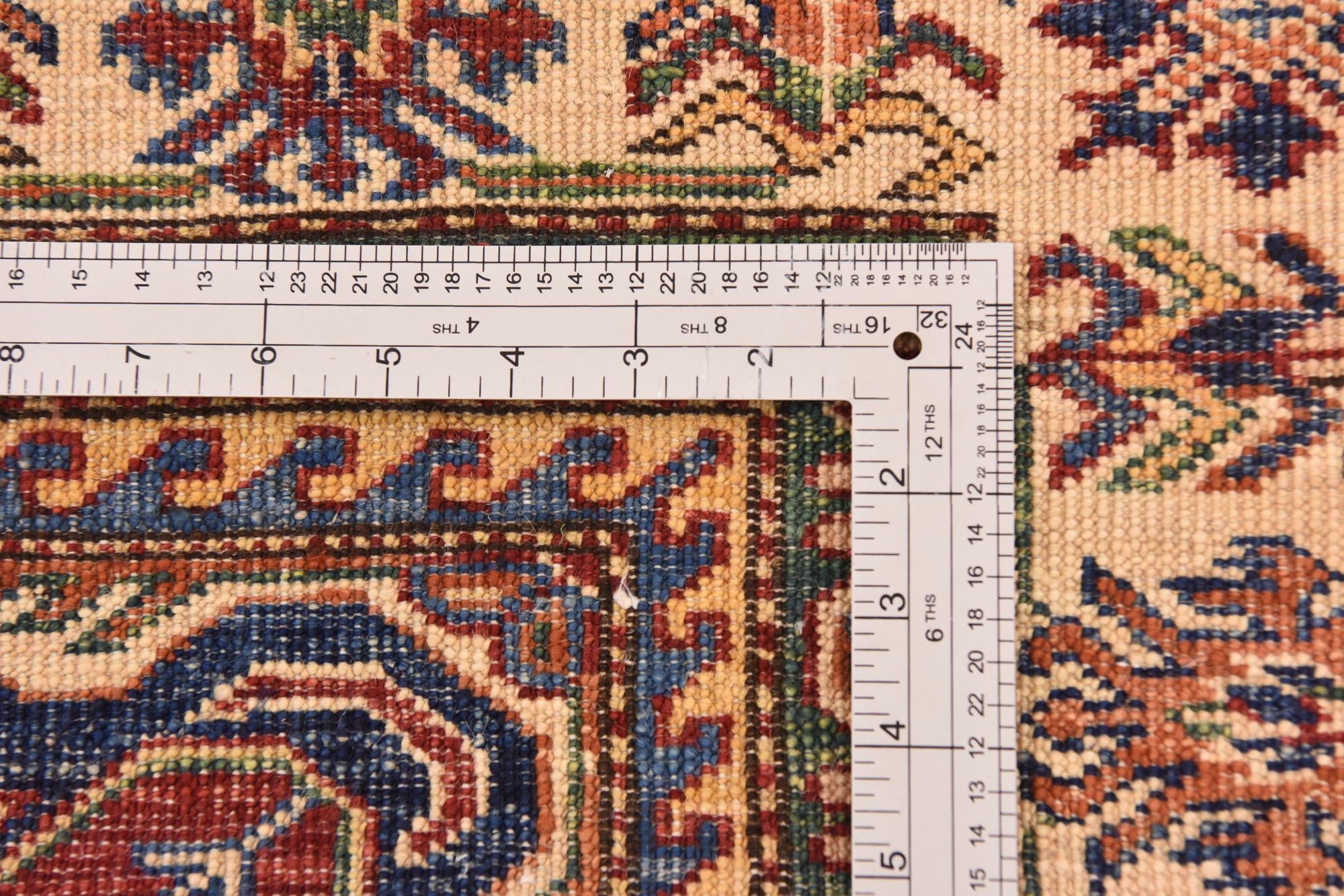 4' 10 x 6' 8 Hand Knotted Kazak Oriental Rug