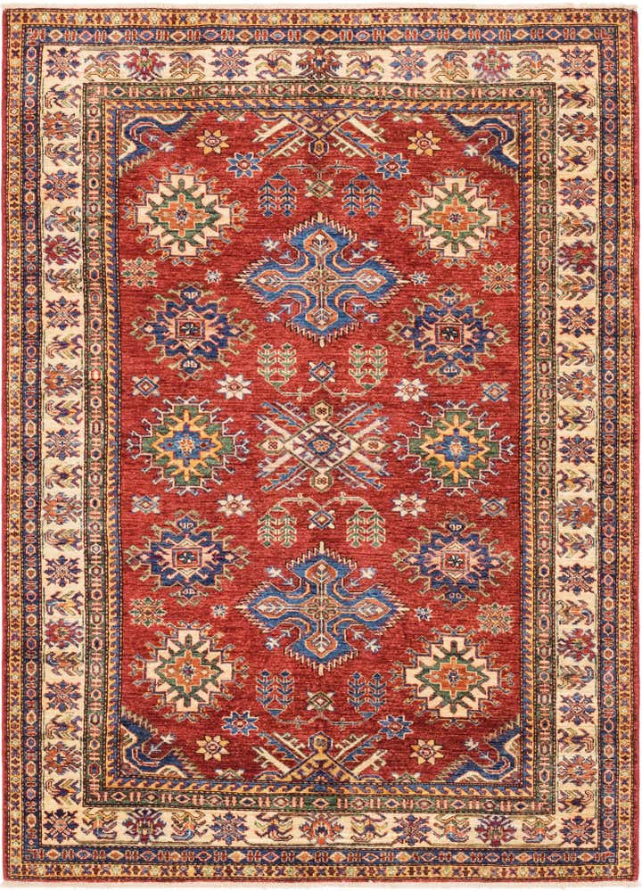 4' 10 x 6' 8 Hand Knotted Kazak Oriental Rug