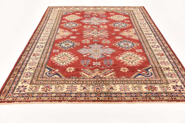 5' x 6' 6 Hand Knotted Kazak Oriental Rug