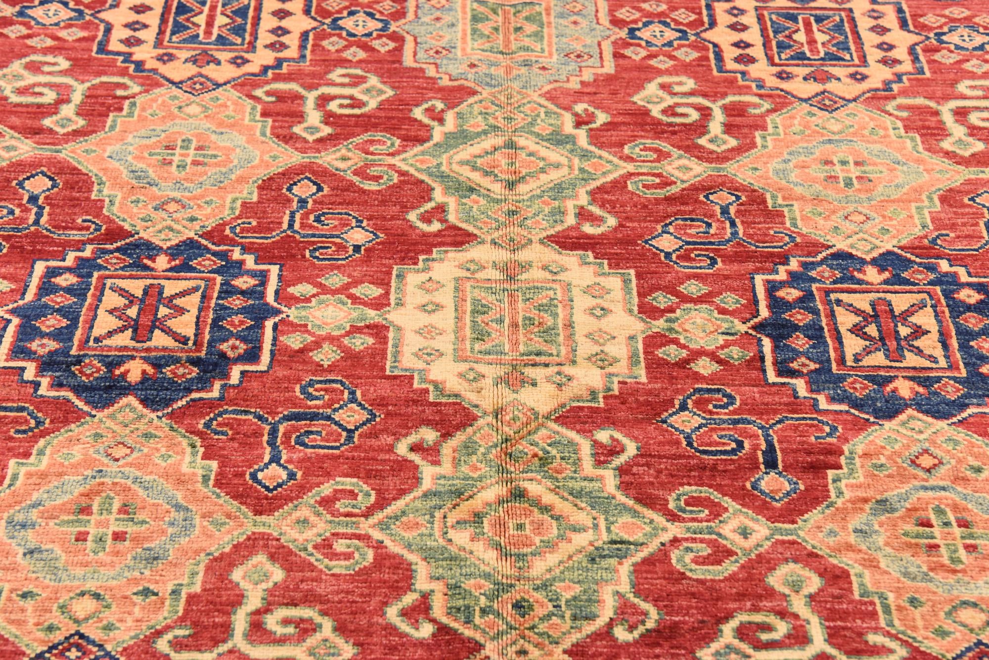 4' 10 x 6' 8 Hand Knotted Kazak Oriental Rug