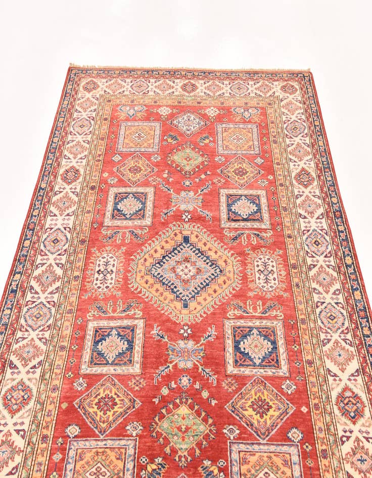 Detail image of 5' 7 x 8' 4  Hand Knotted Kazak Oriental Rug