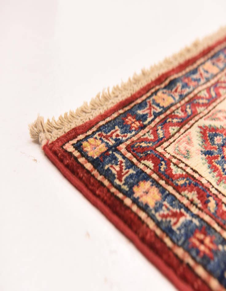 Detail image of 5' 7 x 8' 4  Hand Knotted Kazak Oriental Rug