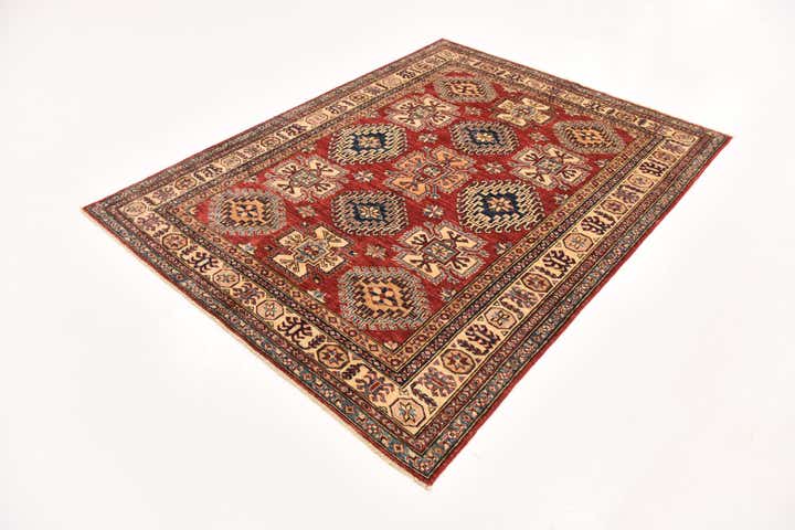 4' 11 x 6' 6 Hand Knotted Kazak Oriental Rug