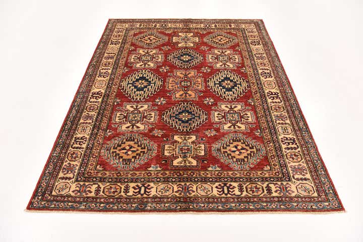4' 11 x 6' 6 Hand Knotted Kazak Oriental Rug