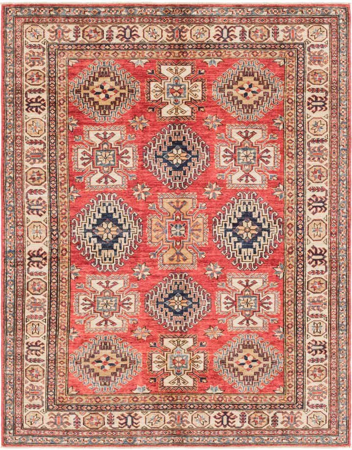 4' 11 x 6' 6 Hand Knotted Kazak Oriental Rug