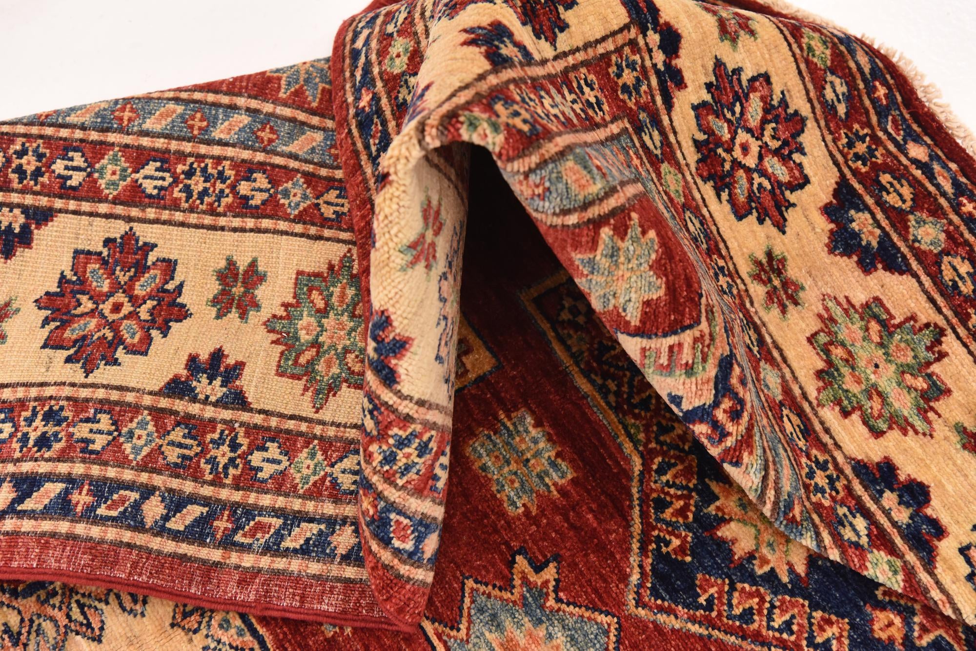 5' 7 x 7' 11 Hand Knotted Kazak Oriental Rug