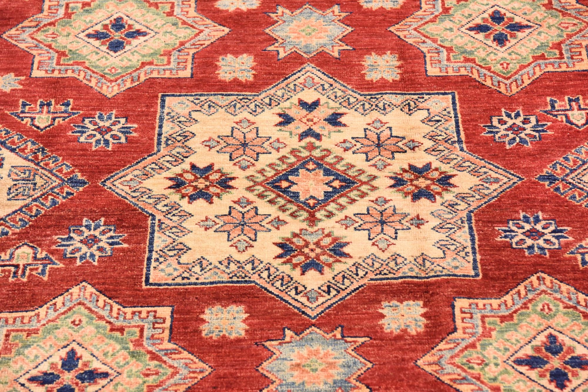 5' 7 x 7' 11 Hand Knotted Kazak Oriental Rug