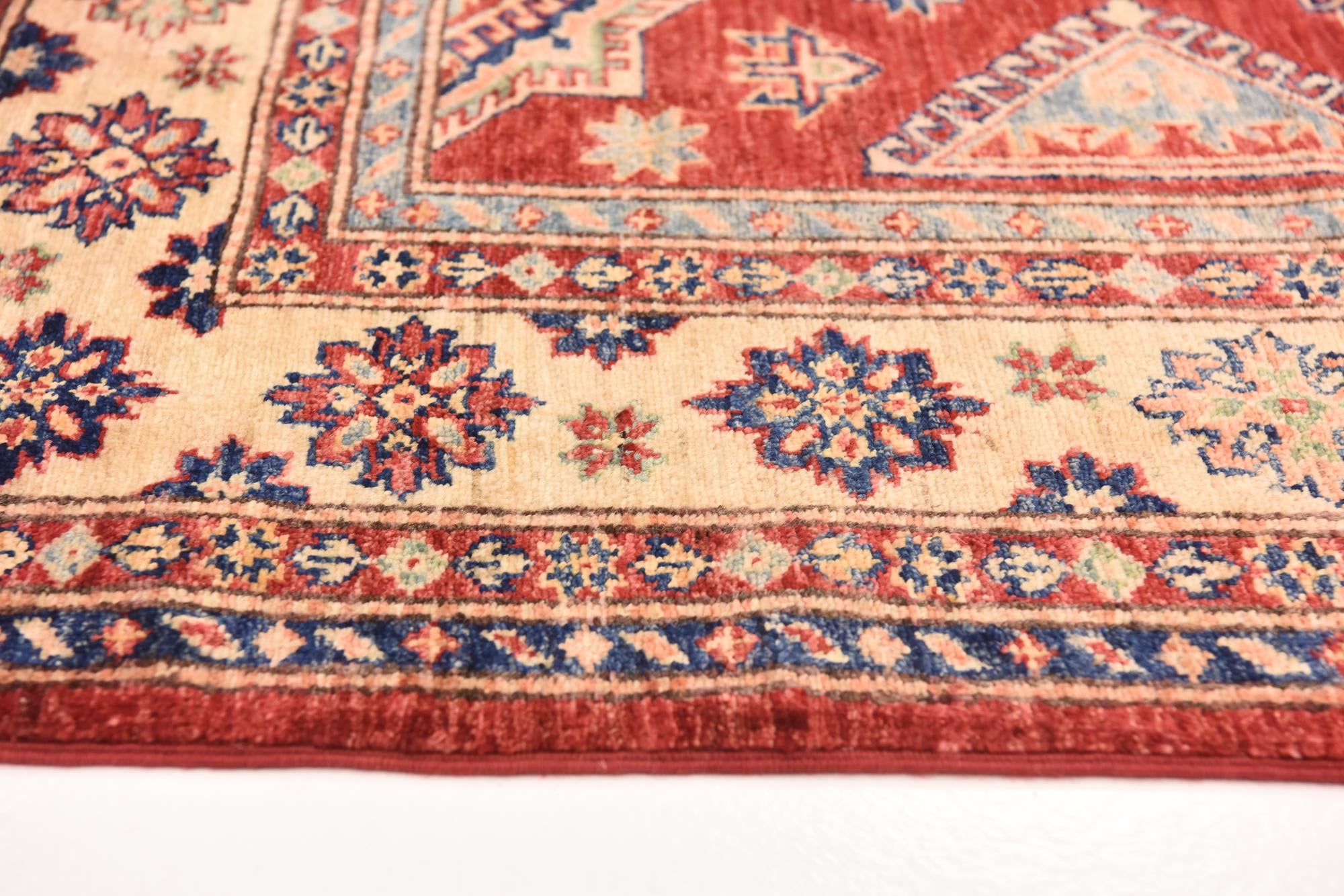 5' 7 x 7' 11 Hand Knotted Kazak Oriental Rug