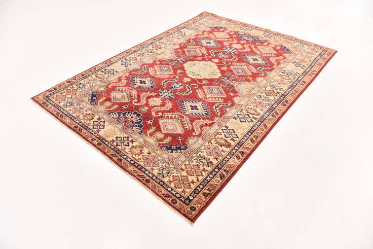 Detail image of 5' 7 x 7' 9 Hand Knotted Kazak Oriental Rug