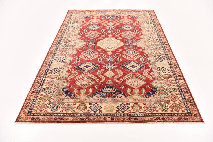 Detail image of 5' 7 x 7' 9 Hand Knotted Kazak Oriental Rug