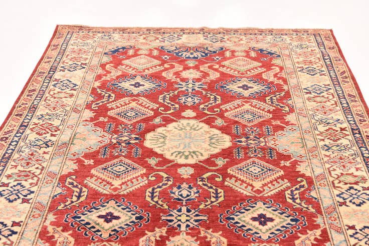 Detail image of 5' 7 x 7' 9 Hand Knotted Kazak Oriental Rug