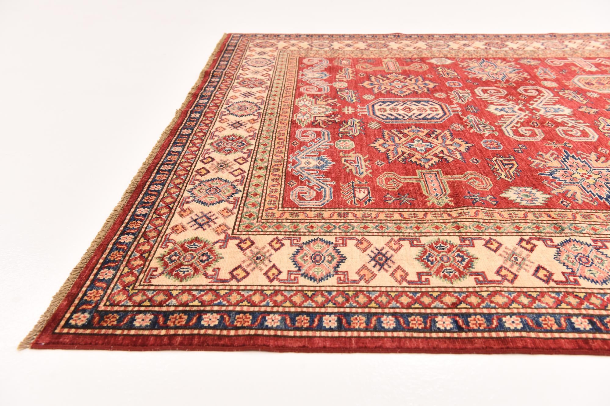 5' 9 x 8' 2 Hand Knotted Kazak Oriental Rug
