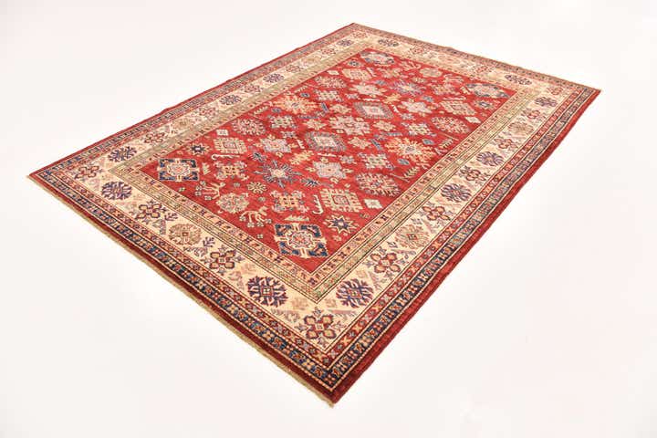 5' 8 x 7' 10 Hand Knotted Kazak Oriental Rug