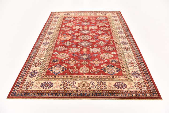 5' 8 x 7' 10 Hand Knotted Kazak Oriental Rug