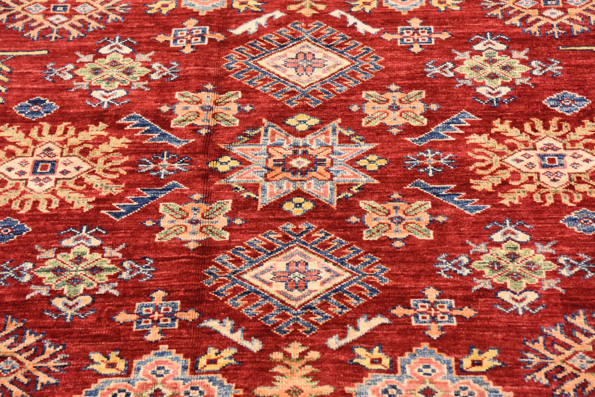 5' 8 x 7' 10 Hand Knotted Kazak Oriental Rug