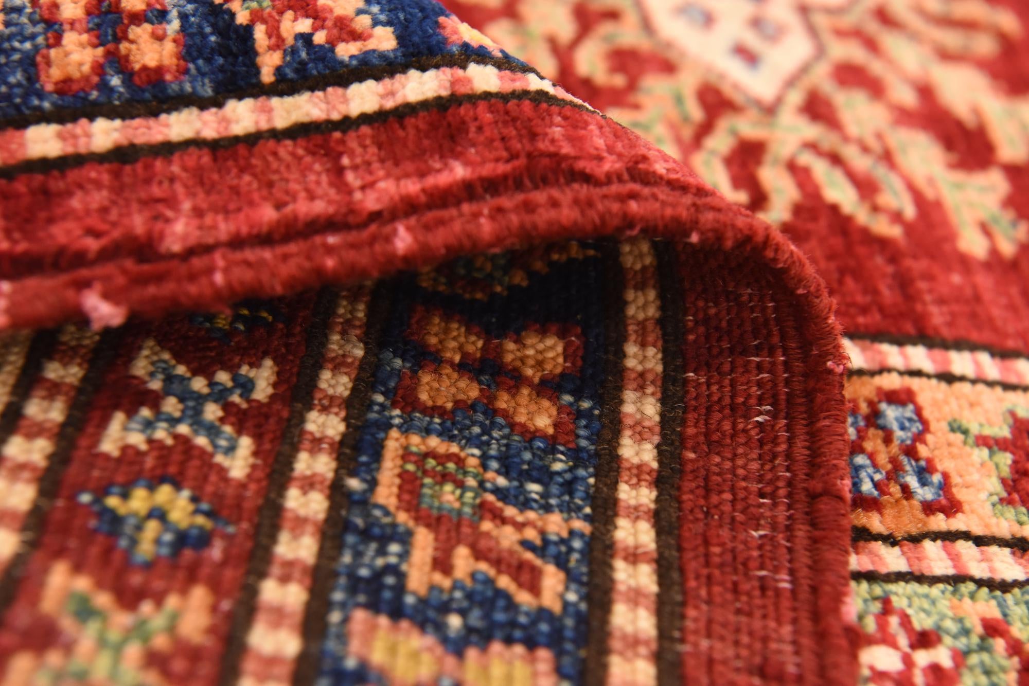 5' 8 x 7' 10 Hand Knotted Kazak Oriental Rug