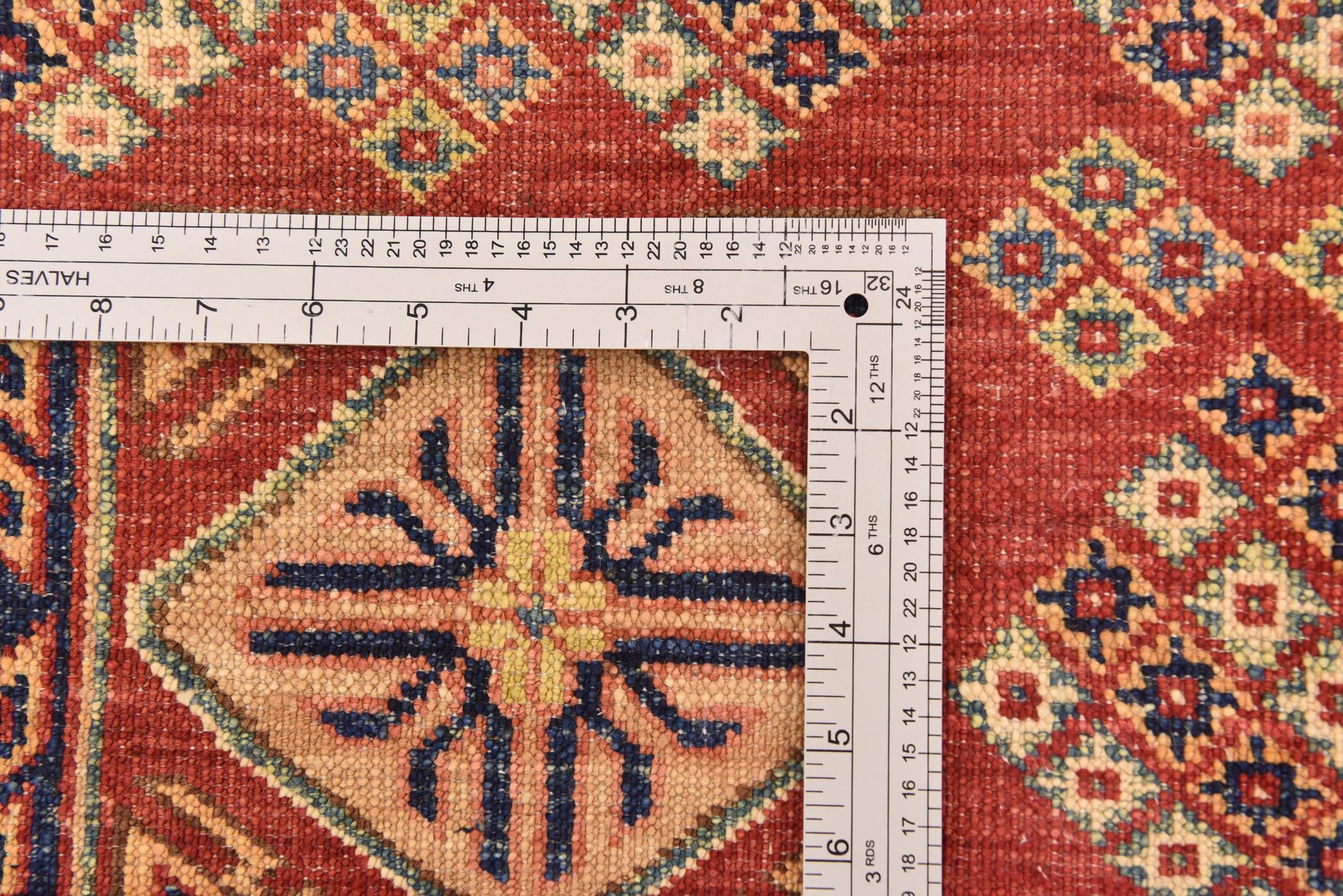 5' 6 x 7' 10 Hand Knotted Kazak Oriental Rug