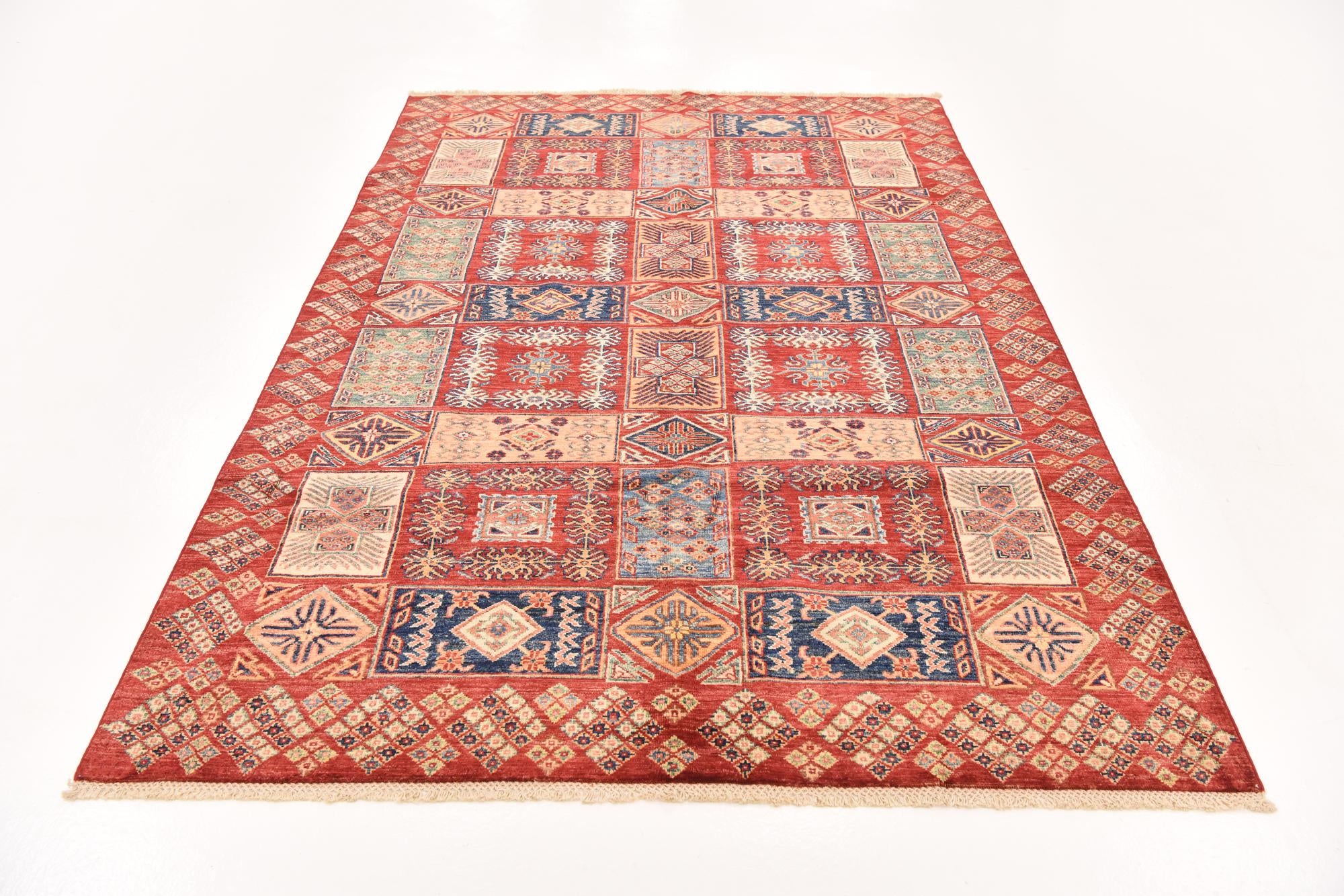 5' 6 x 7' 10 Hand Knotted Kazak Oriental Rug