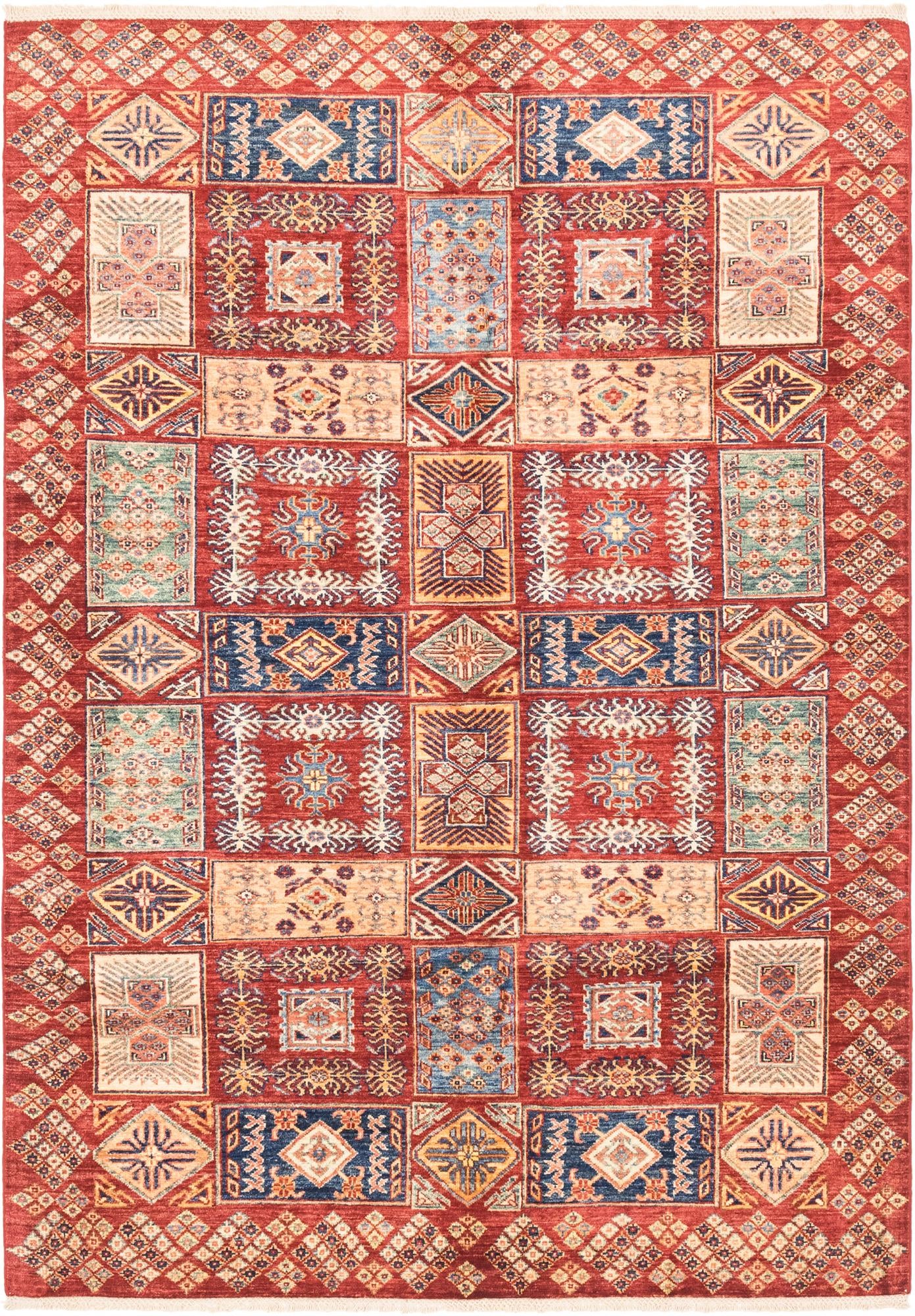 5' 6 x 7' 10 Hand Knotted Kazak Oriental Rug