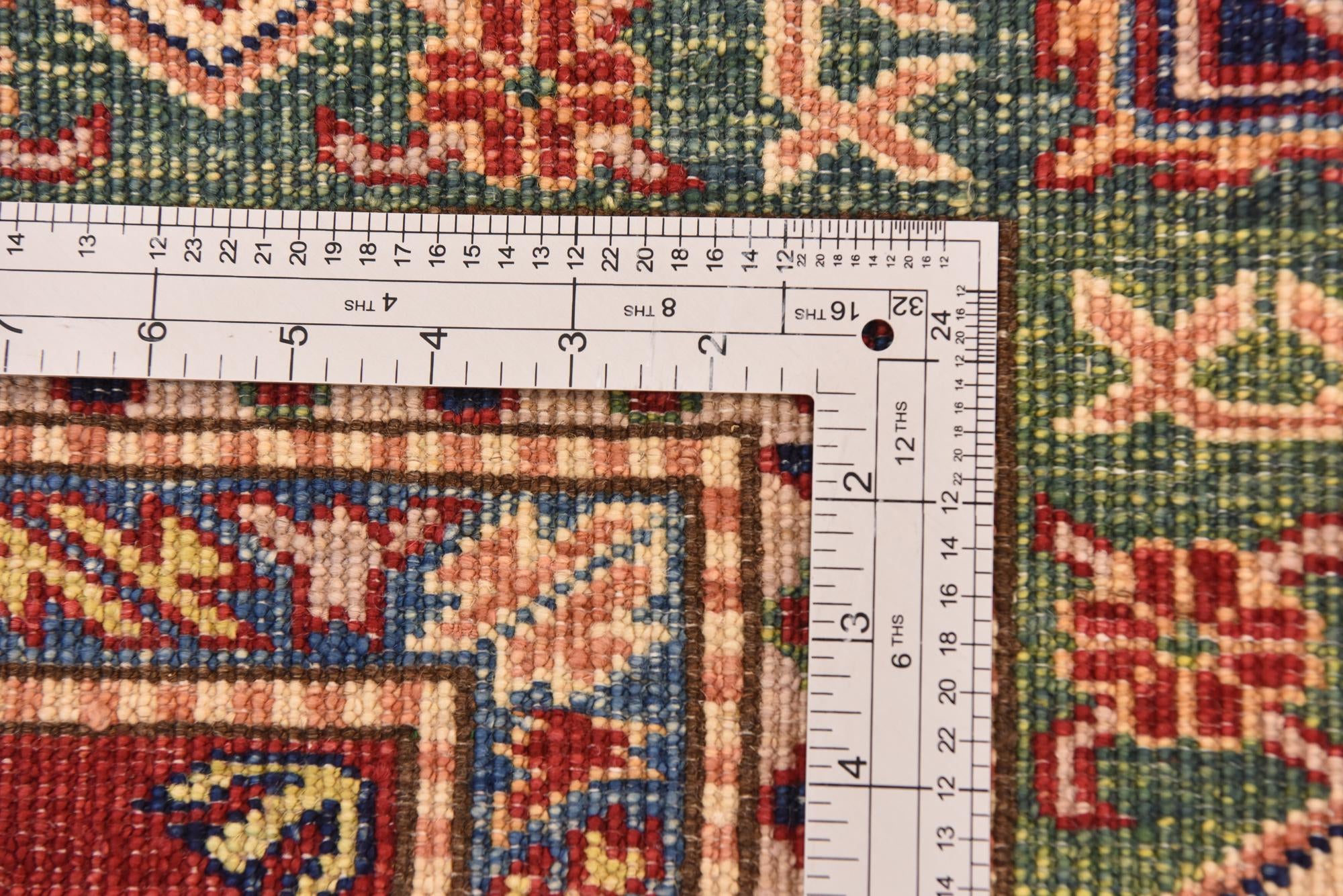 5' 6 x 8' Hand Knotted Kazak Oriental Rug
