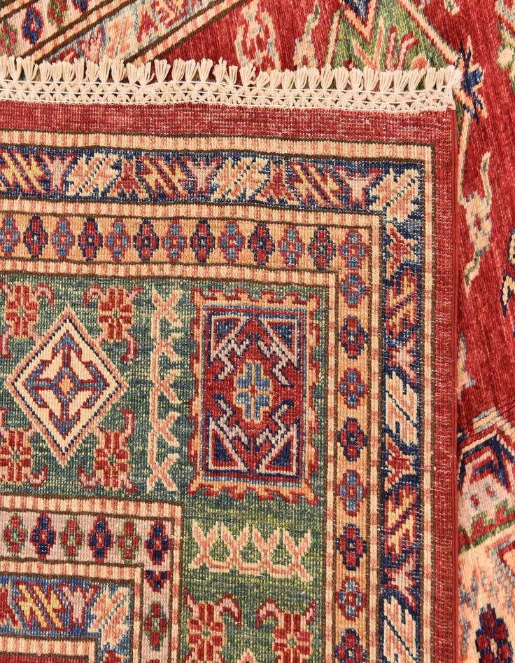 Detail image of 5' 6 x 8'  Hand Knotted Kazak Oriental Rug