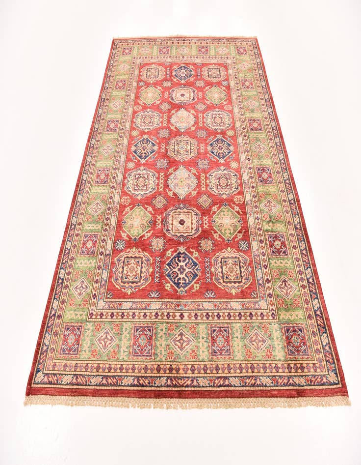 Detail image of 5' 6 x 8'  Hand Knotted Kazak Oriental Rug