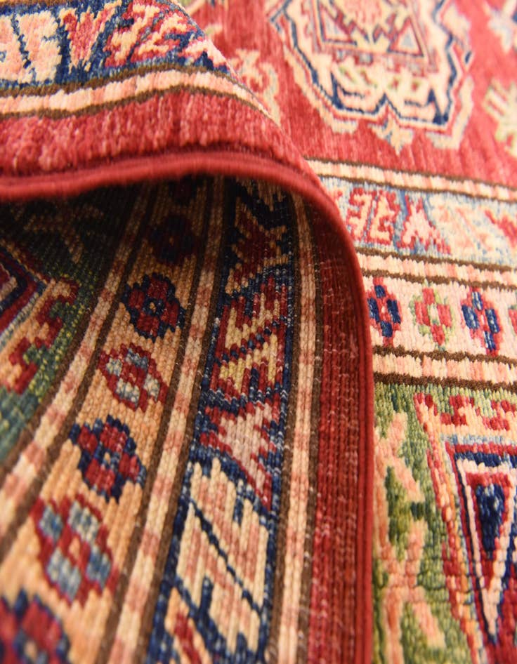 Detail image of 5' 6 x 8'  Hand Knotted Kazak Oriental Rug