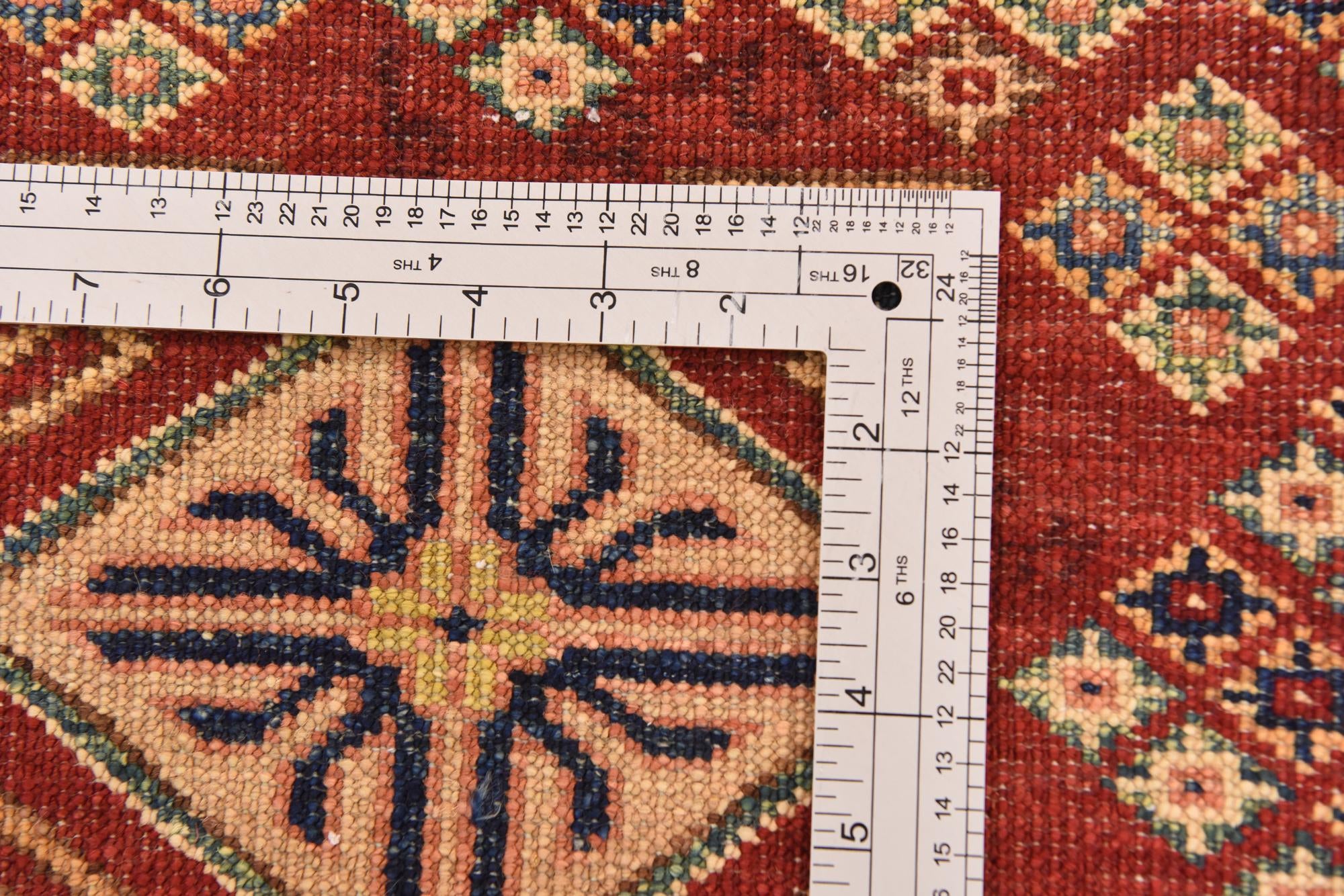 5' 8 x 7' 11 Hand Knotted Kazak Oriental Rug