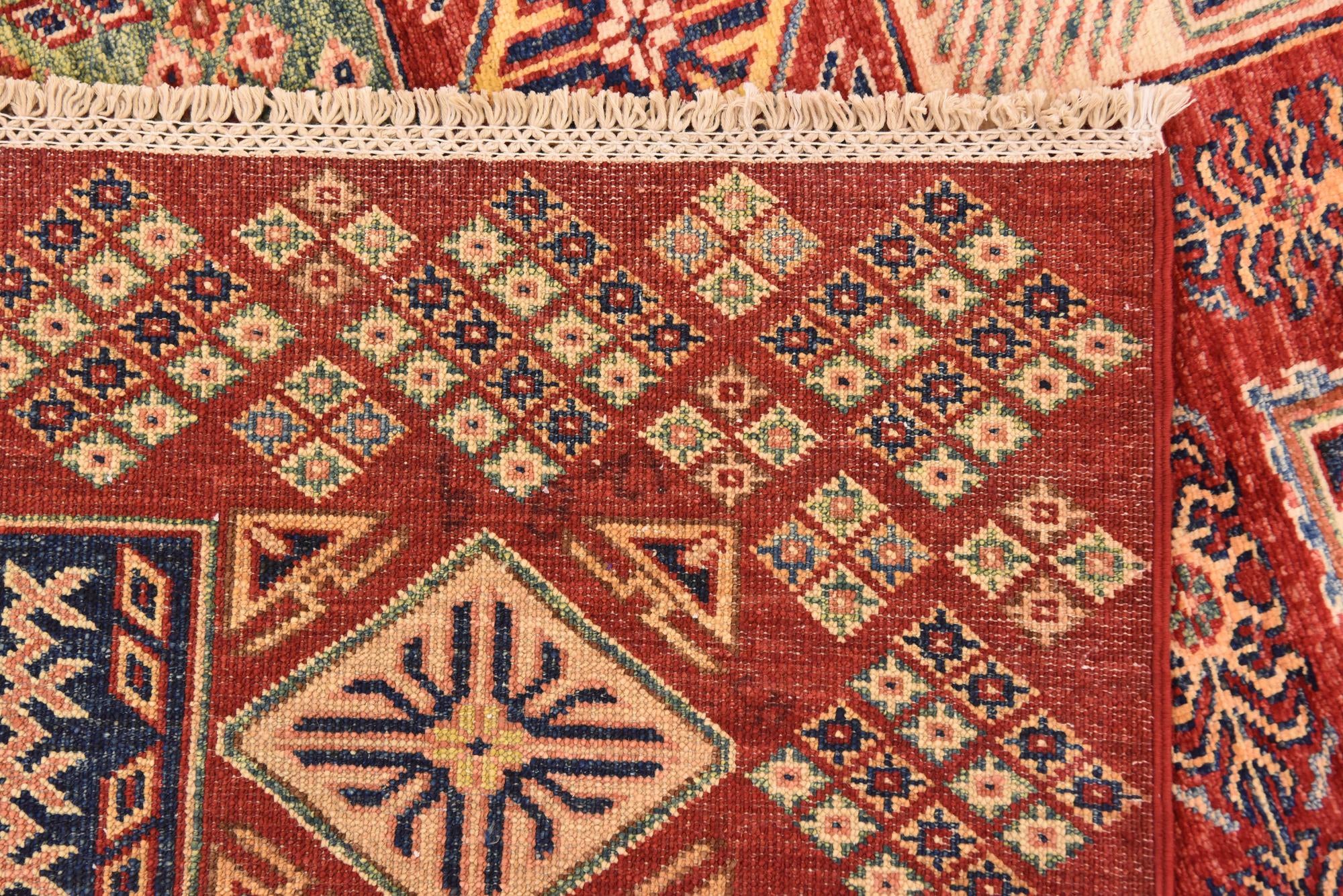 5' 8 x 7' 11 Hand Knotted Kazak Oriental Rug