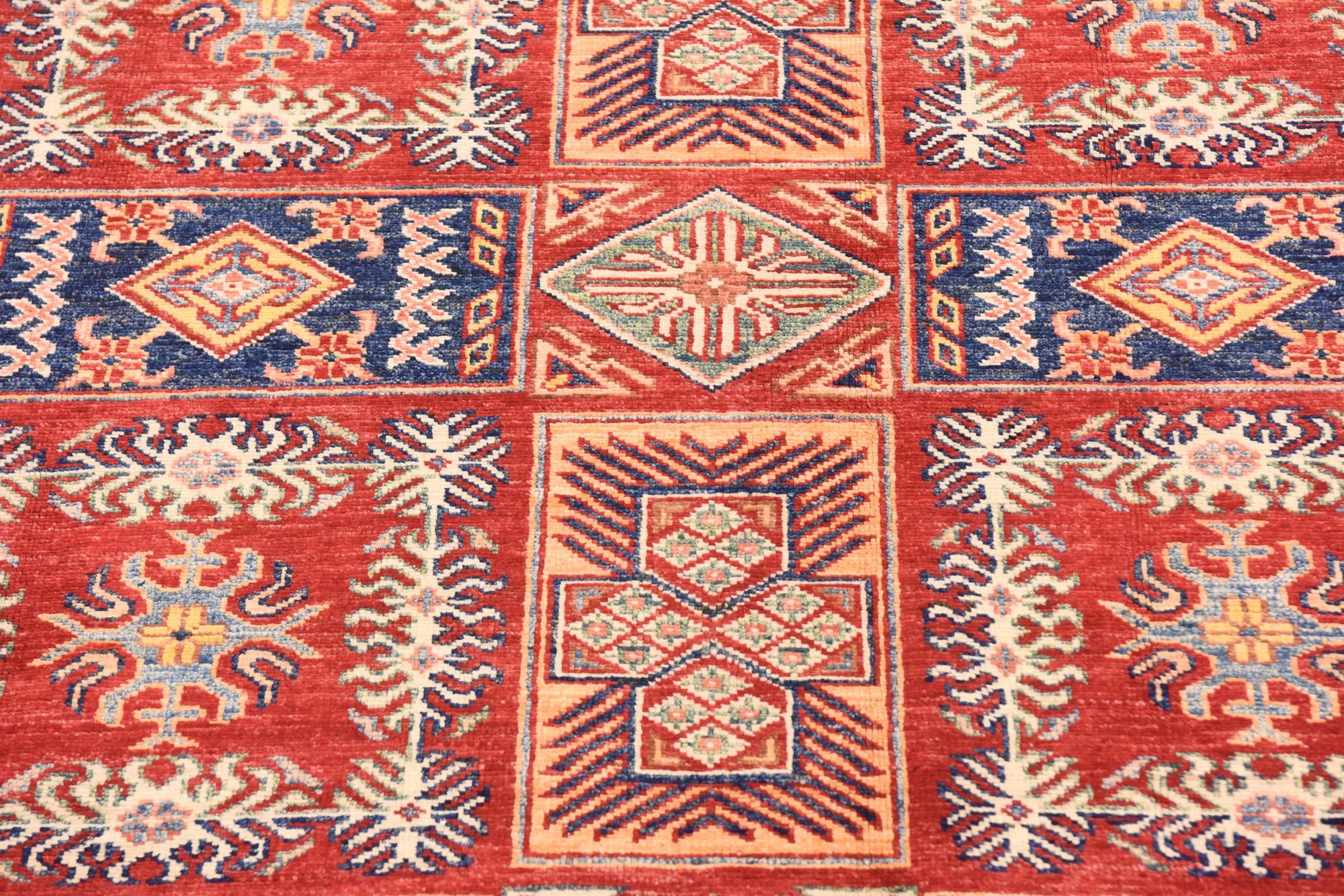 5' 8 x 7' 11 Hand Knotted Kazak Oriental Rug