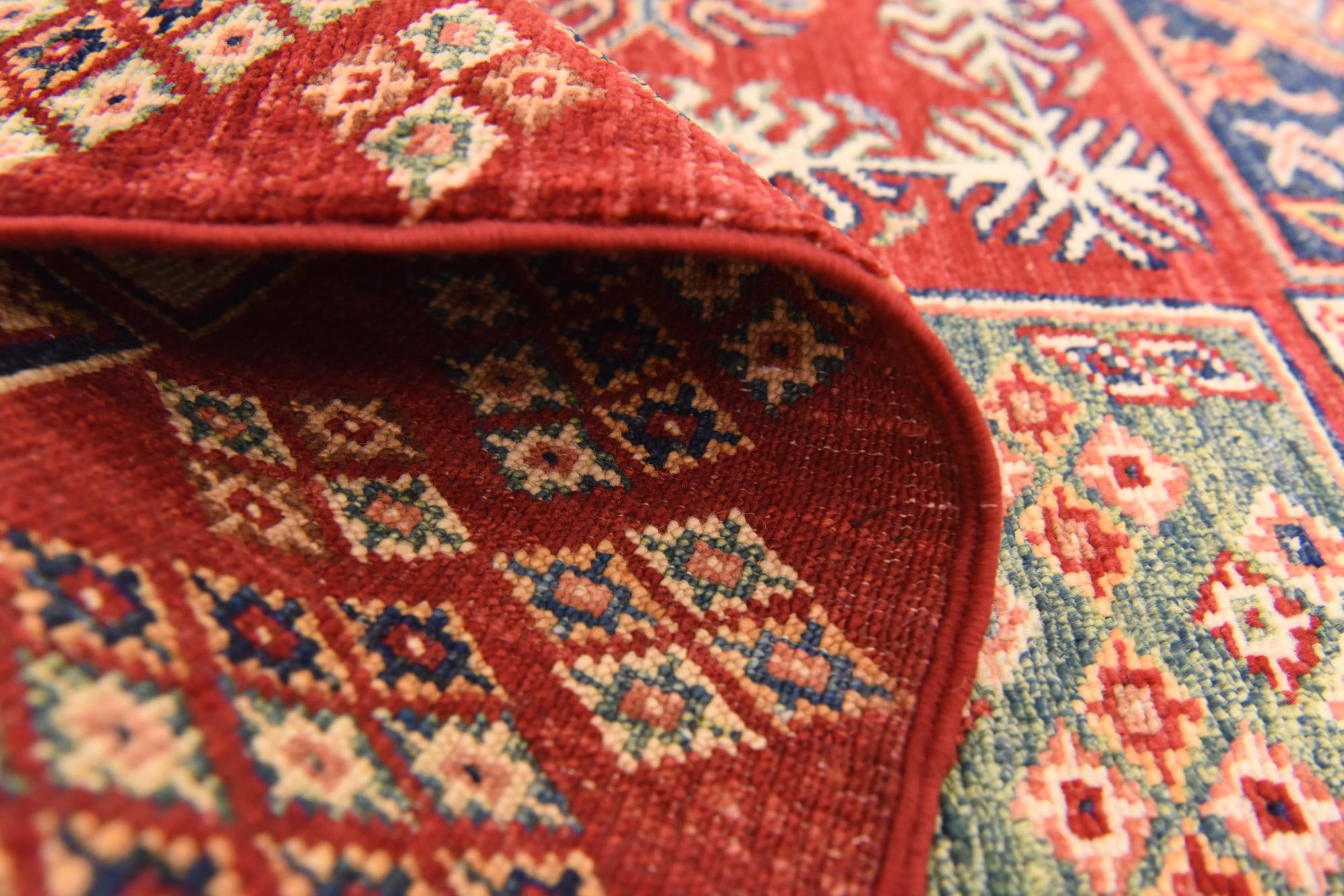 5' 8 x 7' 11 Hand Knotted Kazak Oriental Rug