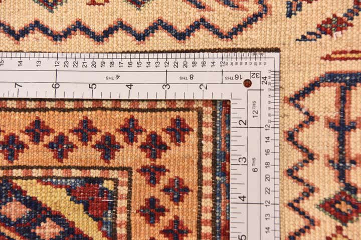 5' 7 x 7' 5 Hand Knotted Kazak Oriental Rug