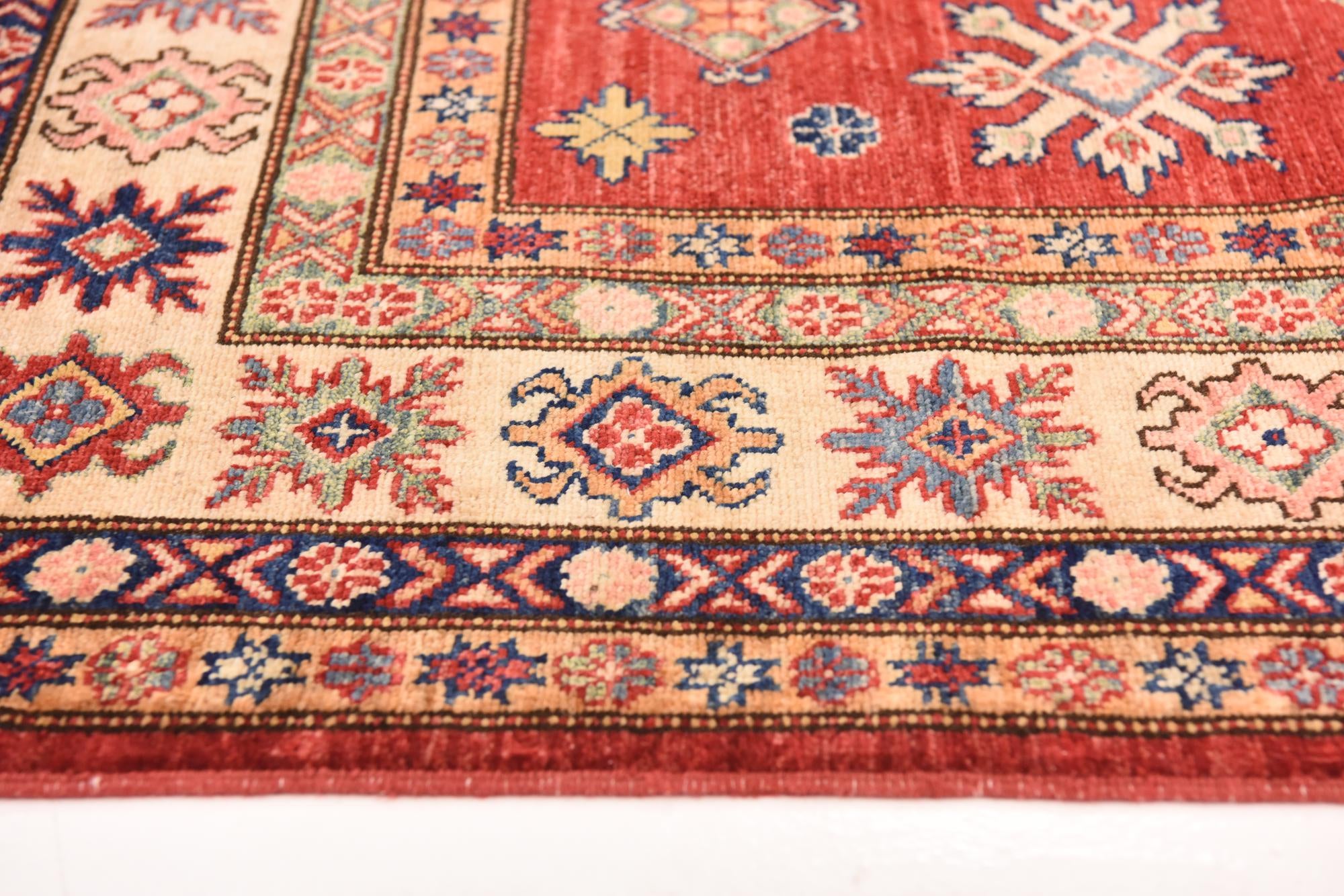 5' 10 x 8' 1 Hand Knotted Kazak Oriental Rug