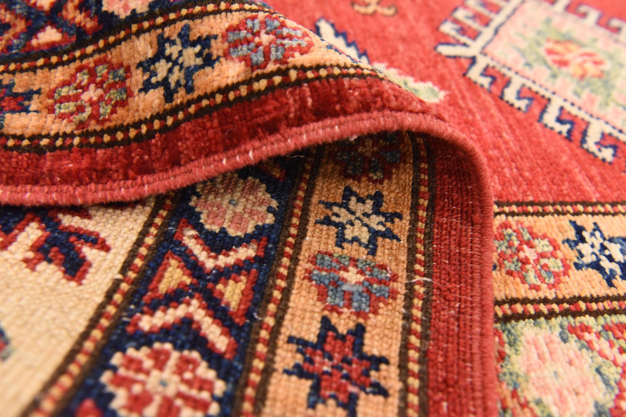 5' 10 x 8' 1 Hand Knotted Kazak Oriental Rug