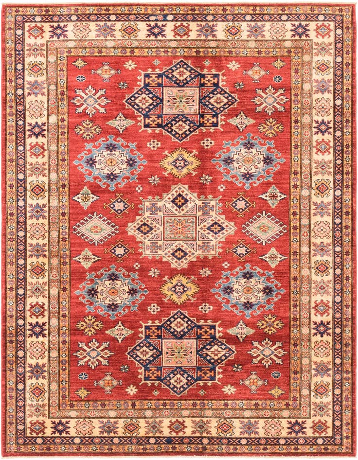 Detail image of 5' 10 x 8' 1 Hand Knotted Kazak Oriental Rug