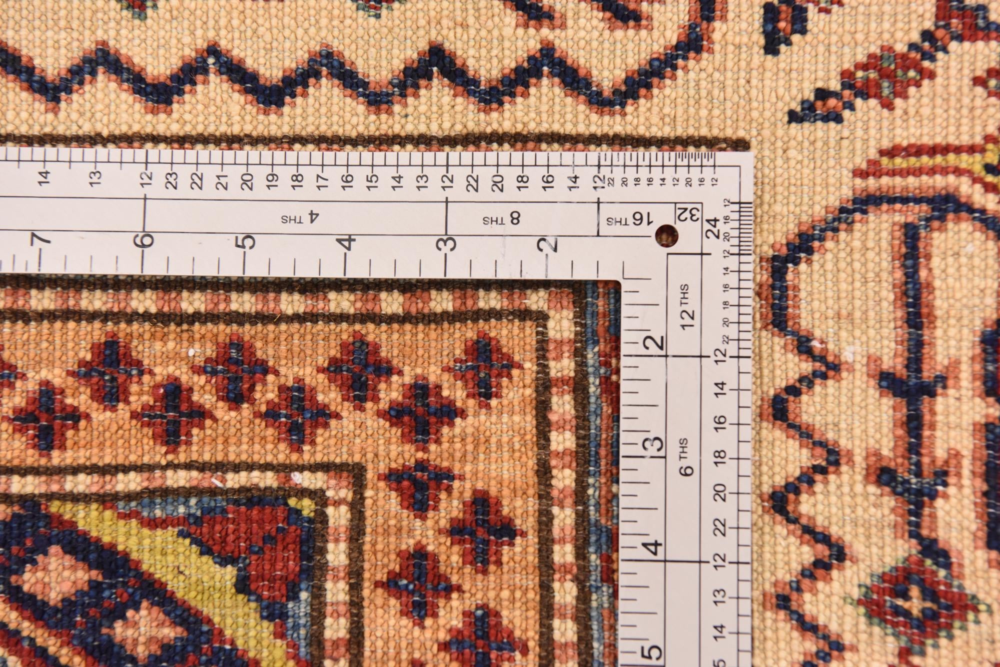 5' 7 x 7' 8 Hand Knotted Kazak Oriental Rug